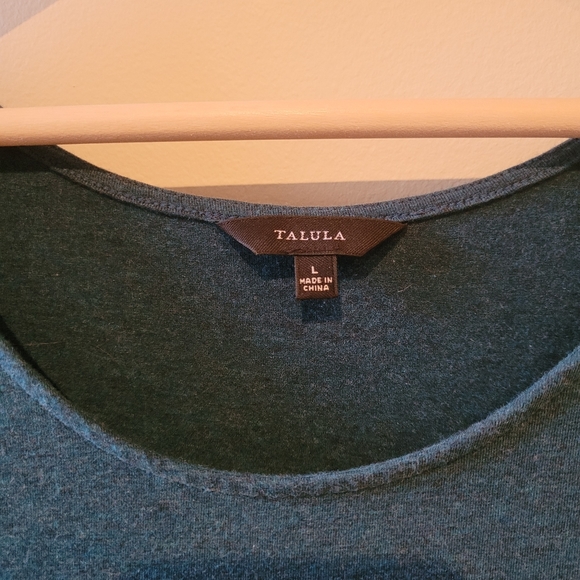 Teal Long Sleeved Skater Dress - Picture 4 of 5